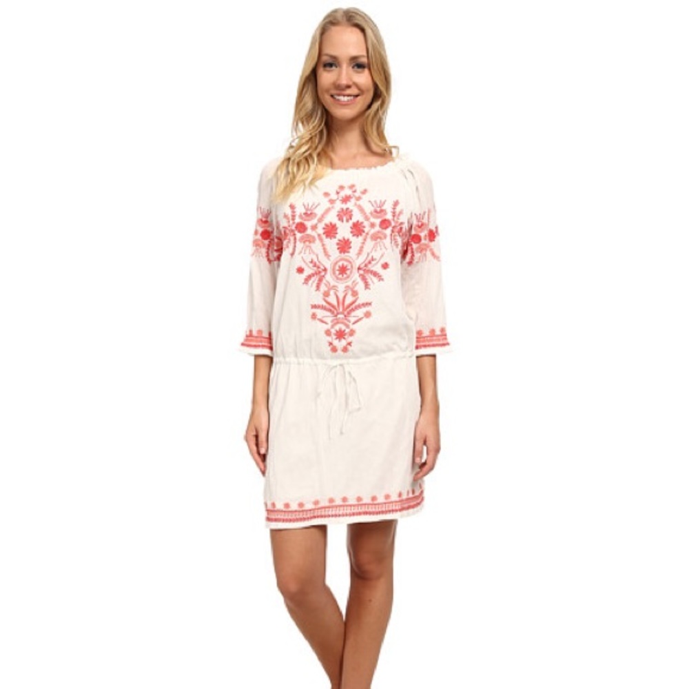 Tommy Bahama High Twist Embroidered Dress